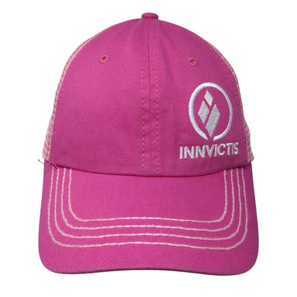 Innvictis Simplot Grower Solutions Trucker Hat Pink One Size Adjustable Ha - Picture 1 of 9